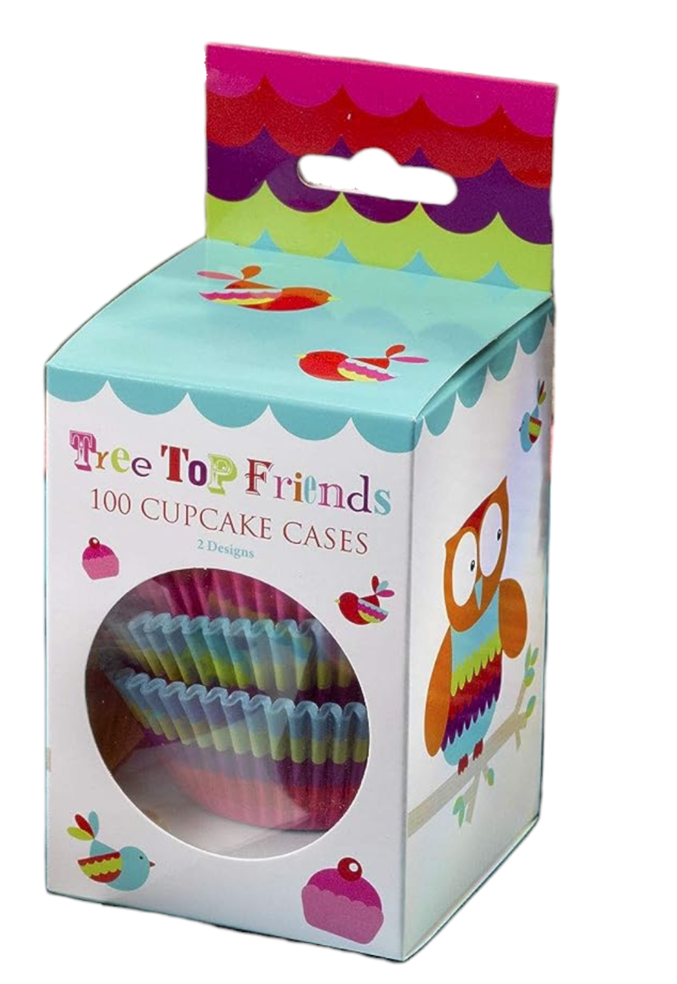 30 x Packs of 100 Tree Top Friends Cup Cake Cases | 2 Designs - Image 2 of 3