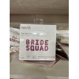 300 x Bride Squad Foil Balloon Bunting | 16"