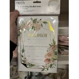 920 x Packs of 10 Geo Floral Wedding Day Invitations