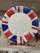 160 x Packs of 8 Celebrate Britain Large Paper Plates