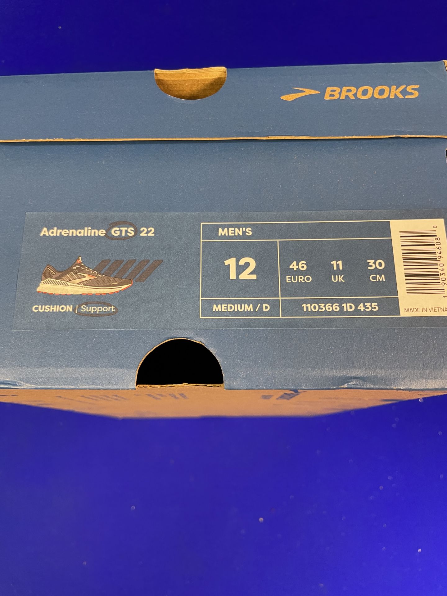 Brooks Adrenaline GTS 22 Men's Running Shoes | UK 11 - Image 5 of 5