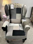 Ex-Display West Midlands Daisy Patchwork Armchair | RRP £899