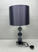 Ex-Display Glass Bubble Effect Table Lamp - No Bulb