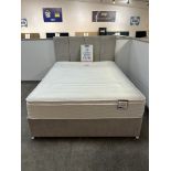 Ex-Display King Size Bed Set incl: Highgrove Zonagel Z400 Mattress, Base & Headboard | RRP £1,499