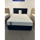 Ex-Display King Size Bed Set incl: Sealy Tilbury Mattress, Base & Headboard | RRP £1,099