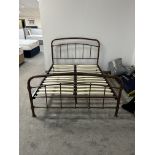 Ex-Display Double Size Metal Bed Frame Set