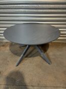 Ex-Display Dark Grey Low Down Circular Coffee Table