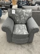 Ex-Display Rainbow Delaware Armchair | Col: Como Smoke | RRP £499