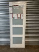 Deanta Pre-Finished Coventry Frosted Glaze Internal Door | 1981mm x 686mm x 35mm