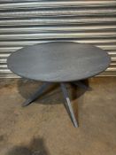 Ex-Display Dark Grey Low Down Circular Coffee Table