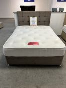 Ex-Display King Size Bed Set incl: Dream Vendor Emperor 150cm Mattress, Base & Headboard | RRP £799