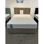 Ex-Display King Size Bed Set incl: Sealy Bedford Mattress, Base & Headboard | RRP £1,049