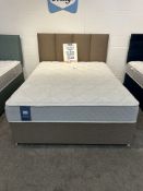 Ex-Display King Size Bed Set incl: Sealy Bedford Mattress, Base & Headboard | RRP £1,049