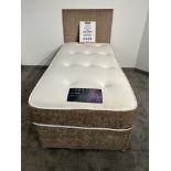 Ex-Display Single Size 2 Drawer Bed Set Incl: Dream Vendor Sovereign Mattress, Base & Headboard | RR