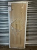 Deanta Pre-Finished Cambridge Oak Internal Door | 1981mm x 762mm x 35mm