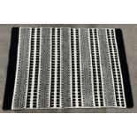 Ex-Display Black/White Rug