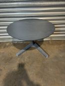 Ex-Display Dark Grey Low Down Circular Coffee Table