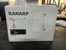2 x Ikea Ranarp 9'' Pendant Lamps