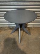 Ex-Display Dark Grey Low Down Circular Coffee Table