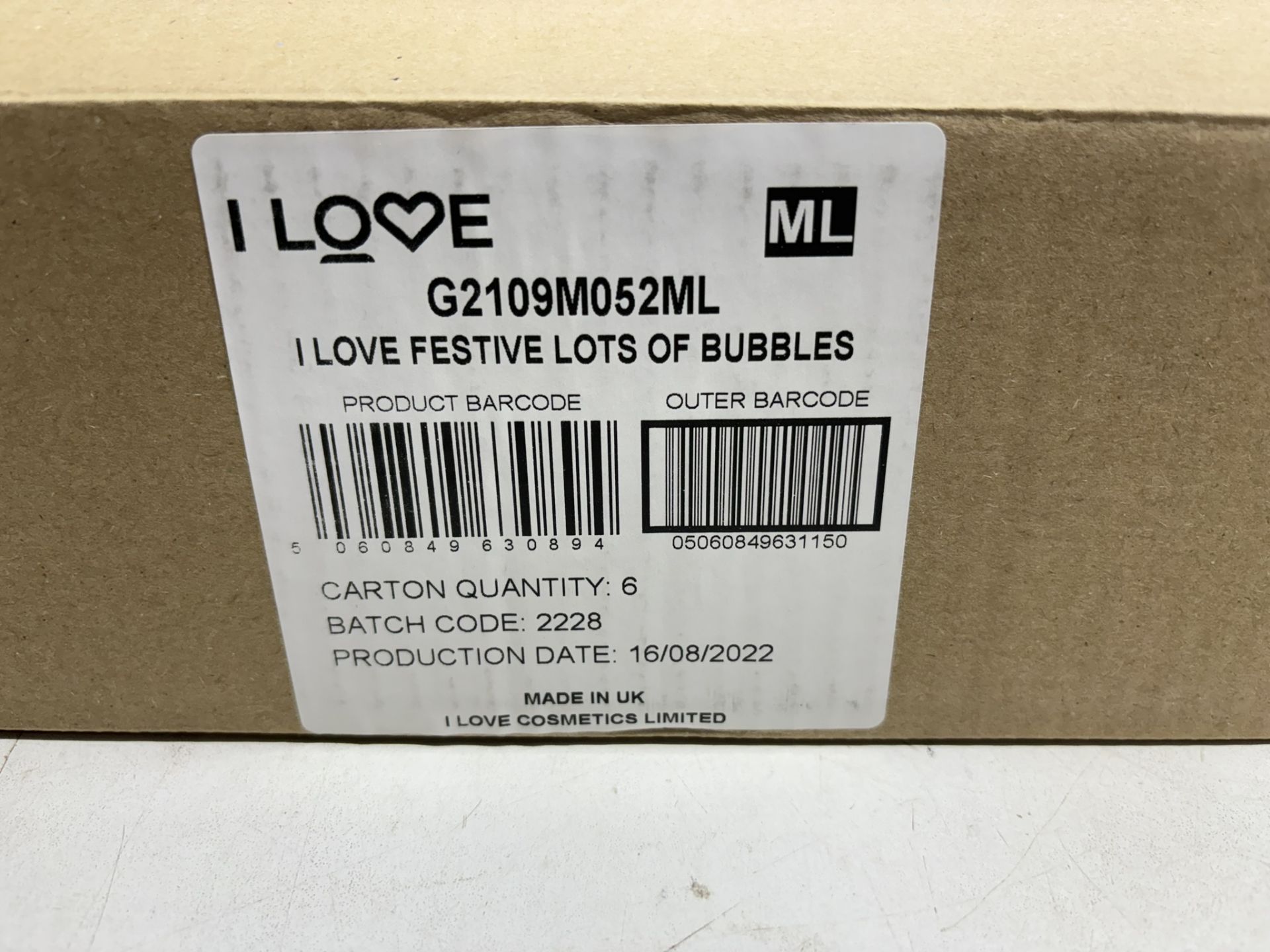 12 x I Love Cosmetics Lots of Bubbles Mini Collection gift boxes - Image 10 of 10