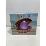 12 x Lesser & Pavey Sea Shell Glitter Lamp With Colour Changing Light