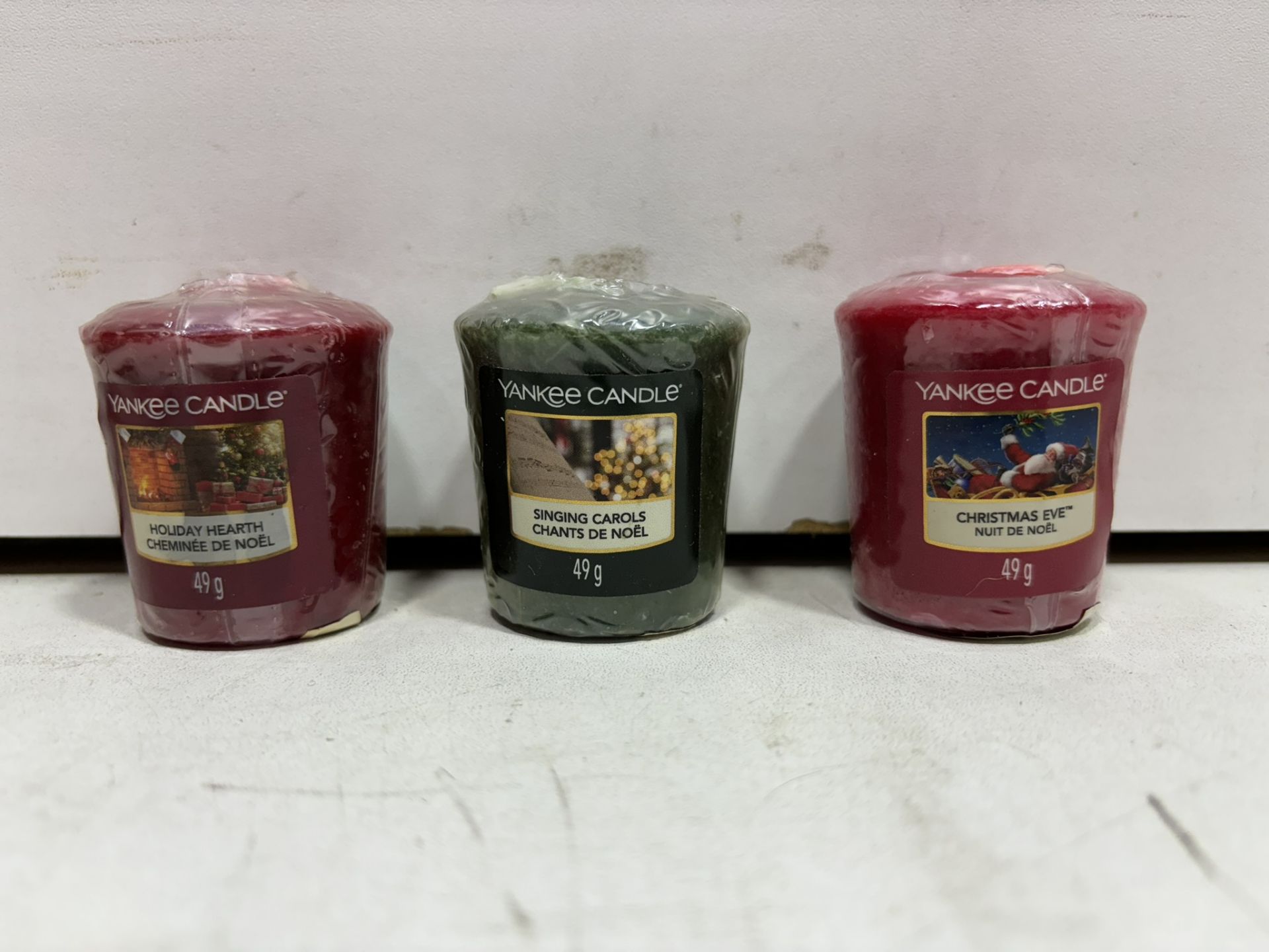 205 x Various Scented Yankee Candle Samplers Votive Scented Candles, 50g