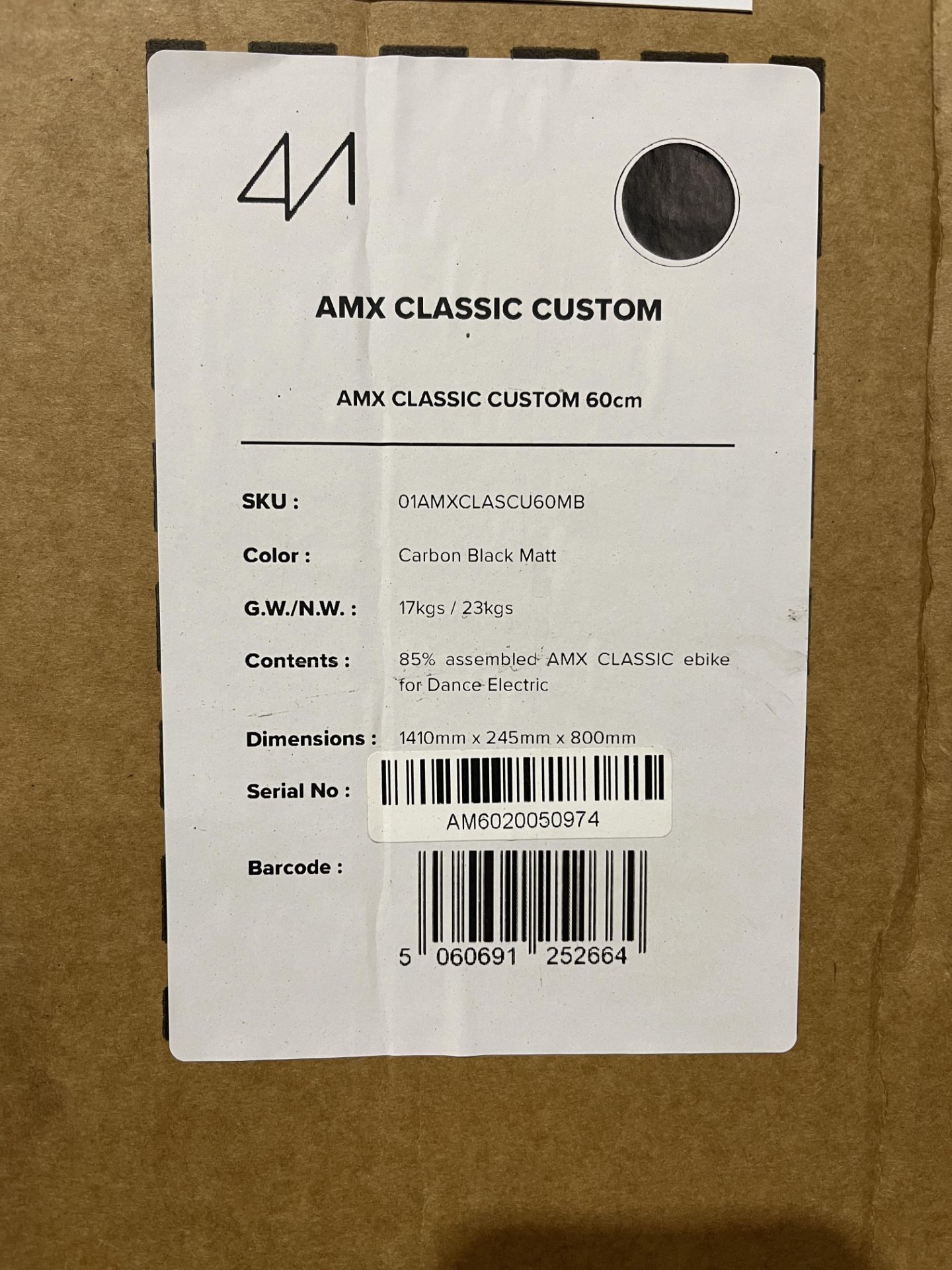 Analog Motion AMX Classic Custom E-Bike 60cm - Image 3 of 3