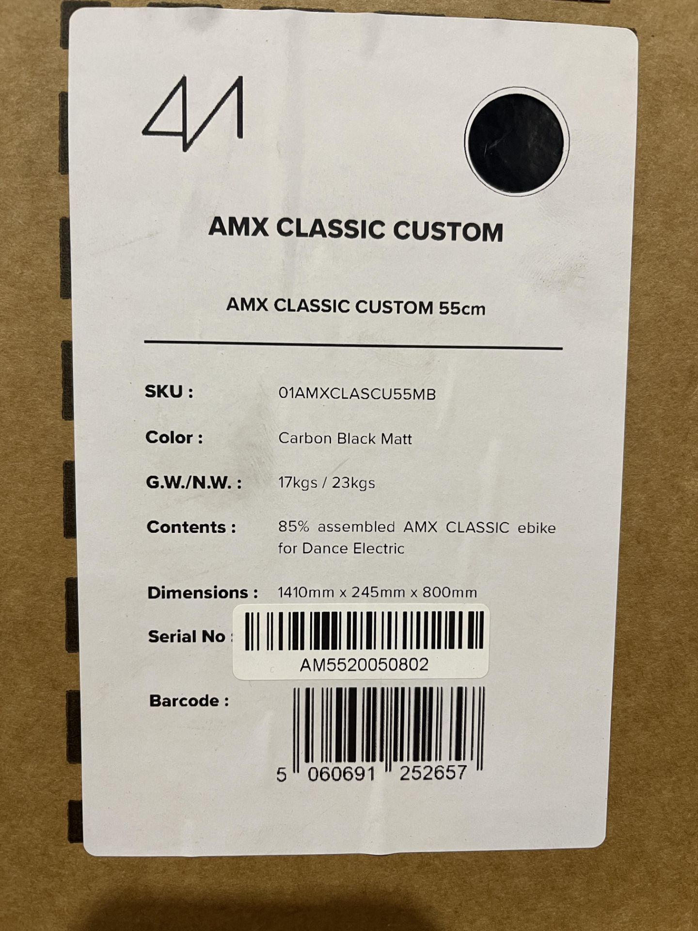 Analog Motion AMX Classic Custom E Bike 55cm - Image 3 of 3