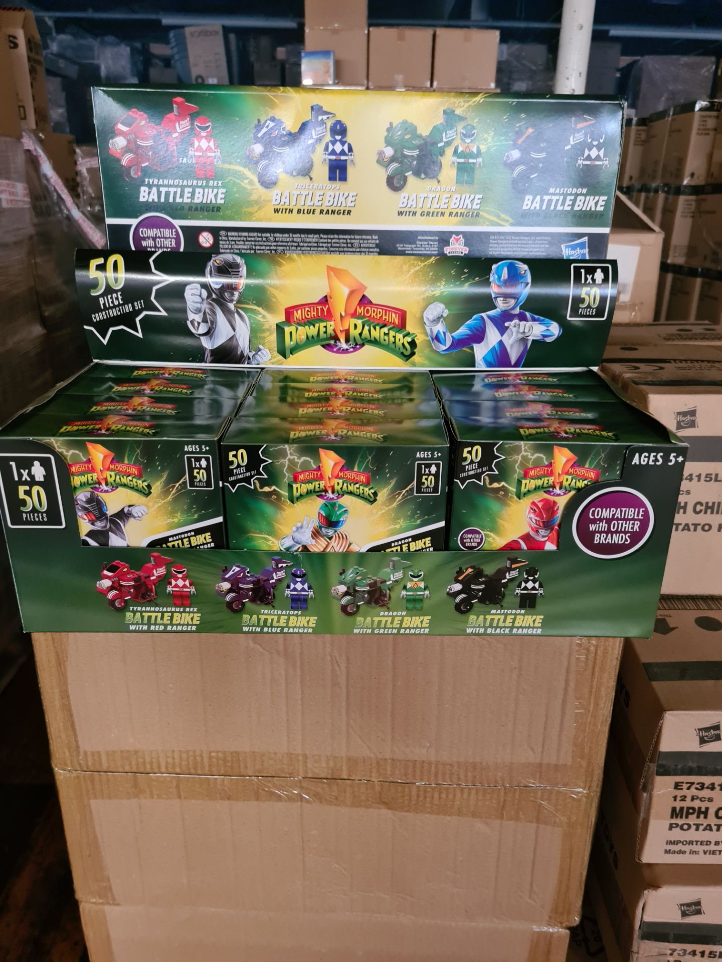 50 x Power Rangers 50 Pc Construction Sets