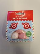 20 x Sets of 3 Festive Bath Bombs