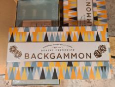 10 x Robert Fredericks Backgammon Sets