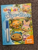 100 x Waybaloo Clean/Wipe Activity Book | Total RRP £400