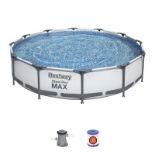 Bestway 12ft x 30in Steel Pro MAX Frame Pool Set (CODE: 56416)