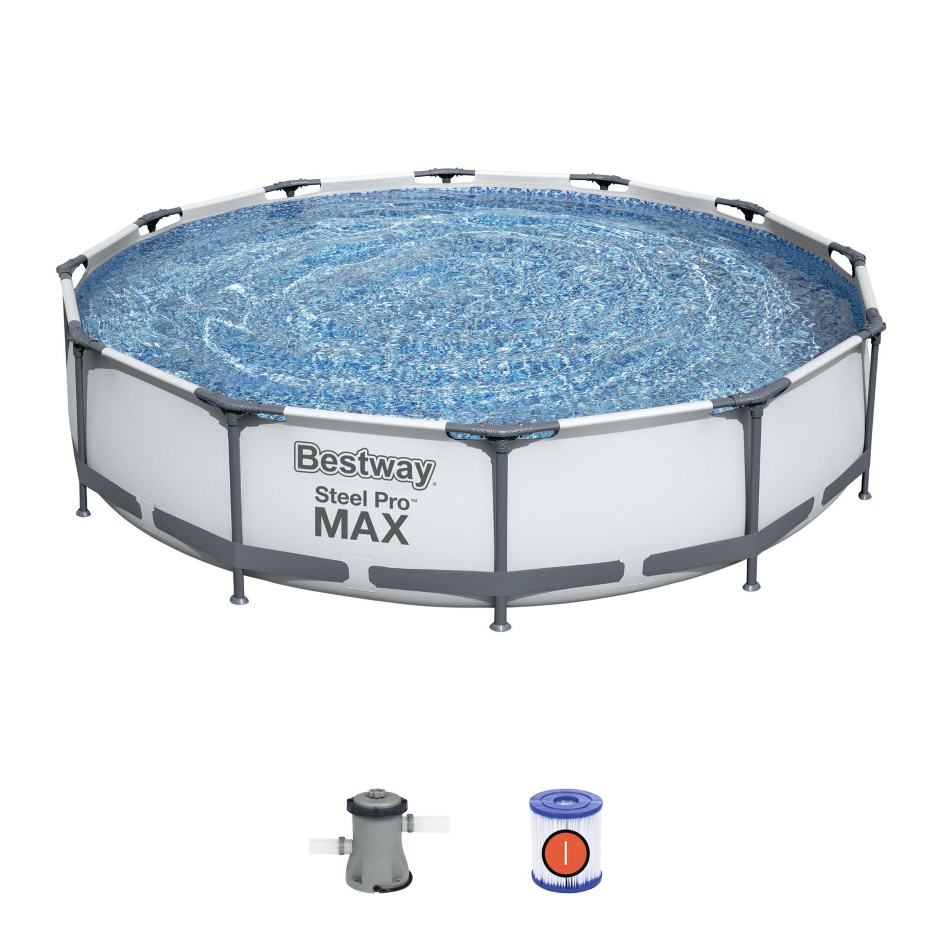 Bestway 10ft x 30in Steel Pro MAX Frame Pool Set (CODE: 56408)