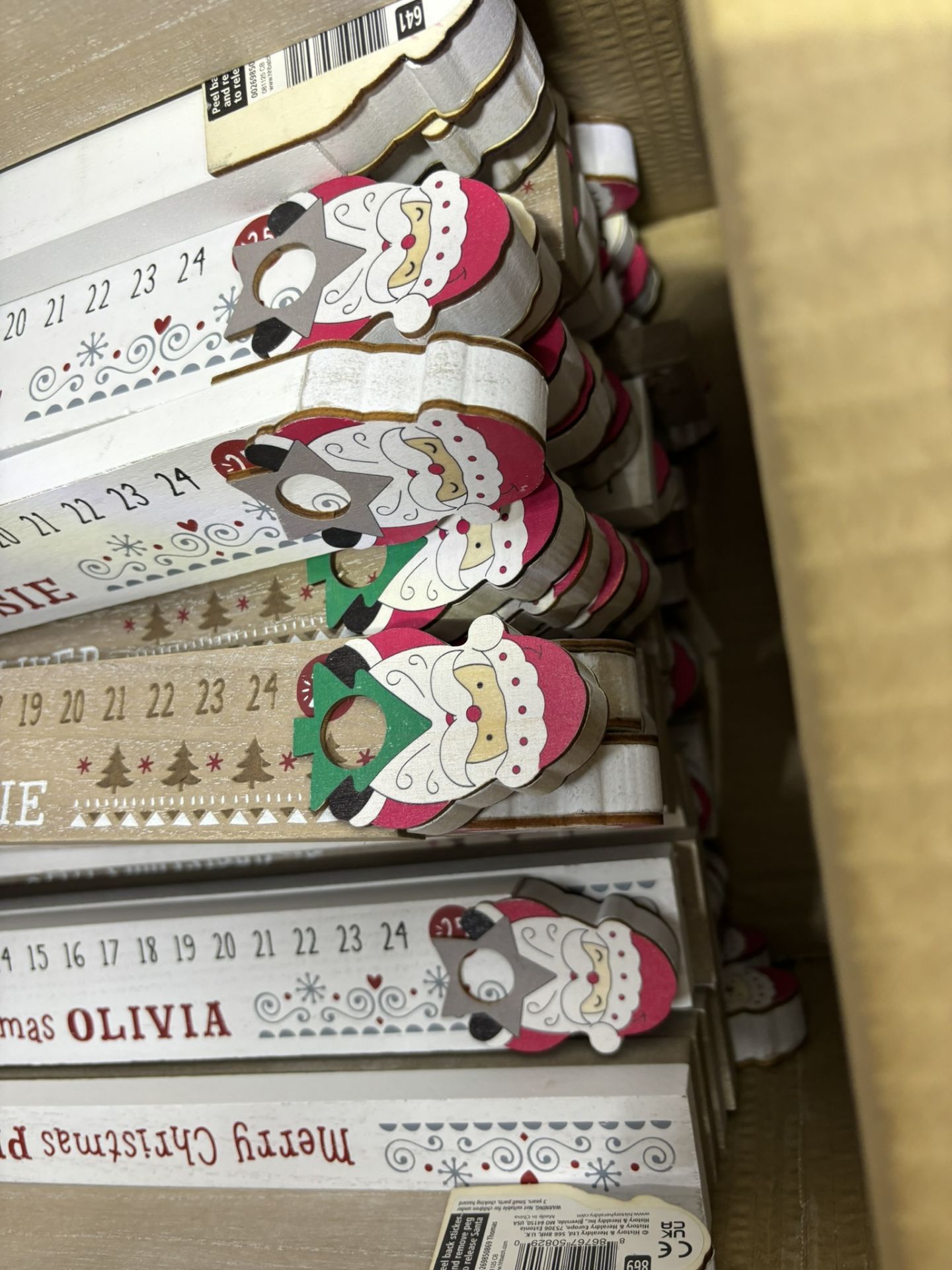 Approximately 75 x History & Heraldry Santa's Countdown Personalised Advent Calendars - Image 5 of 6
