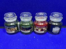 50 x Various Scented Small Jar Yankee Candles | 104g