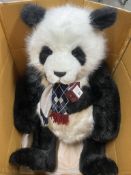 Charlie Bears 2021 Bao Bao Giant Teddy Bear Panda Plush Scarf | RRP £600