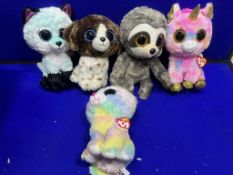 15 x Various TY Teddys - As Pictured