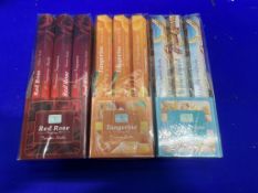 24 x Packs Of 6 Sense Aroma Incense Sticks - As Pictured