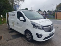 SHORT NOTICE MOTOR VEHICLE SALE | Vauxhall Vivaro 2900 Sportive CDTI Panel Van | 67 Plate | 50,362 Miles | 10% Buyer's Premium