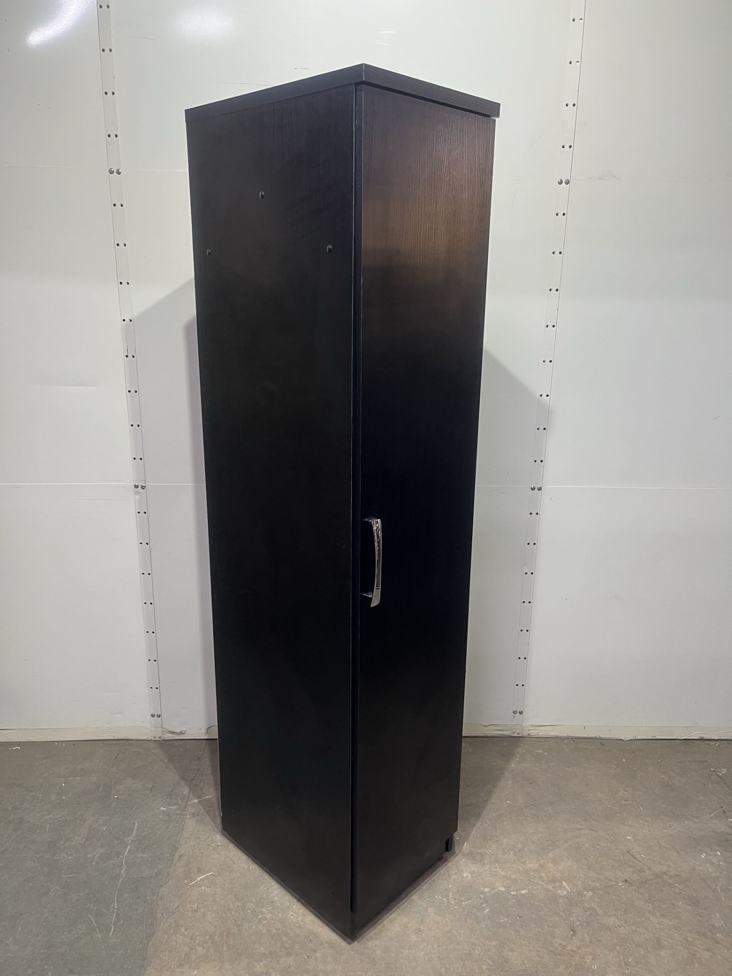 Ex-Display Black Single Door Wardrobe with Internal Shelf and Hanging Rail - Image 5 of 5