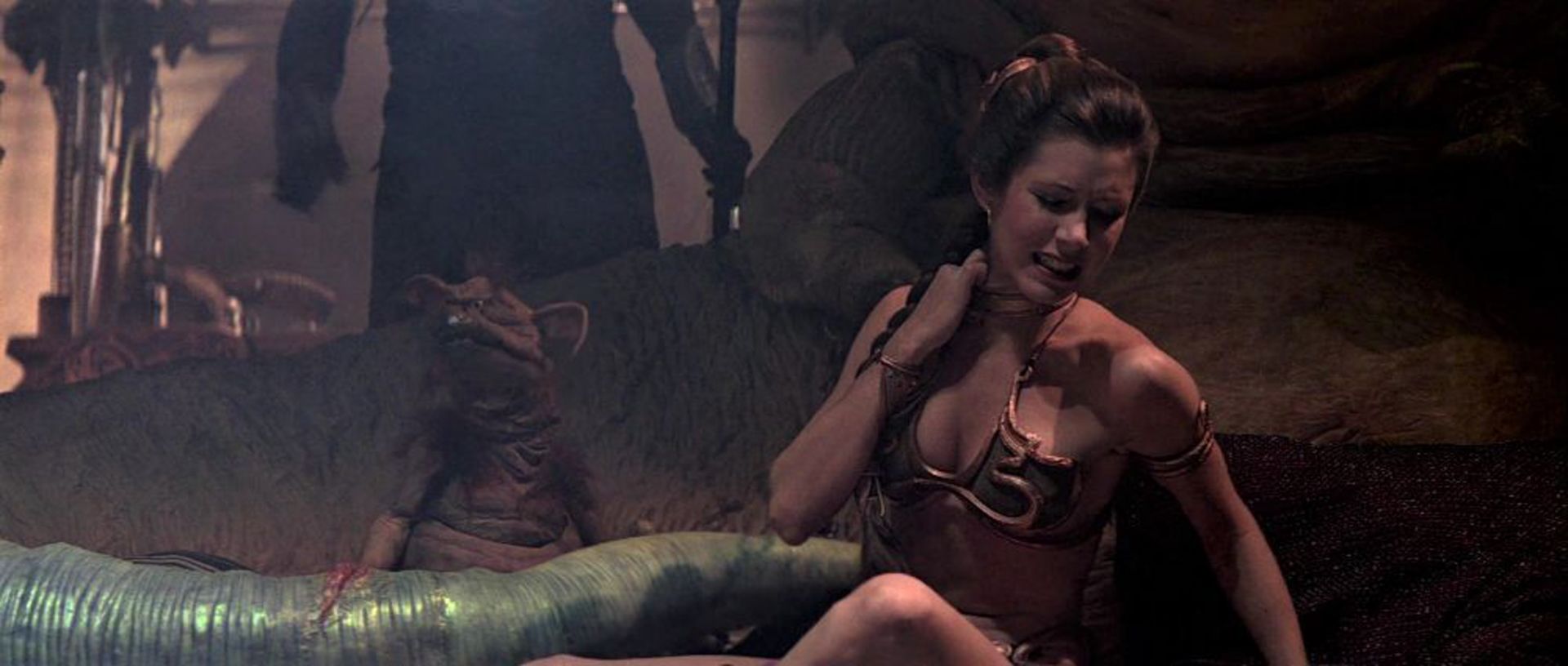 STAR WARS - RETURN OF THE JEDI | CARRIE FISHER "PRINCESS LEIA ORGANA" JABBA THE HUTT SLAVE COSTUME P - Image 50 of 54