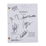 THE SOPRANOS | JAMES GANDOLFINI AND CAST SIGNED PILOT SCRIPT