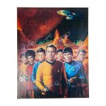 STAR TREK | CAST-SIGNED LIMITED EDITION LITHOGRAPH PRINT