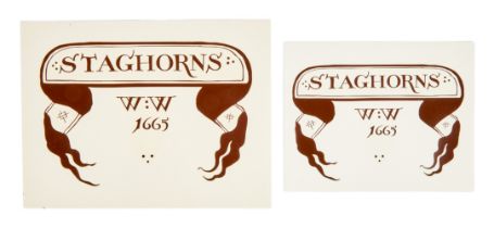 HARRY POTTER AND THE PRISONER OF AZKABAN | "STAGHORNS" JAR LABEL TRANSFERS