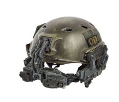 SPECTRAL | PETER J. CHAFFEY "JACKSON" TACTICAL HELMET AND HYPERSPECTRAL GOGGLE PROPS