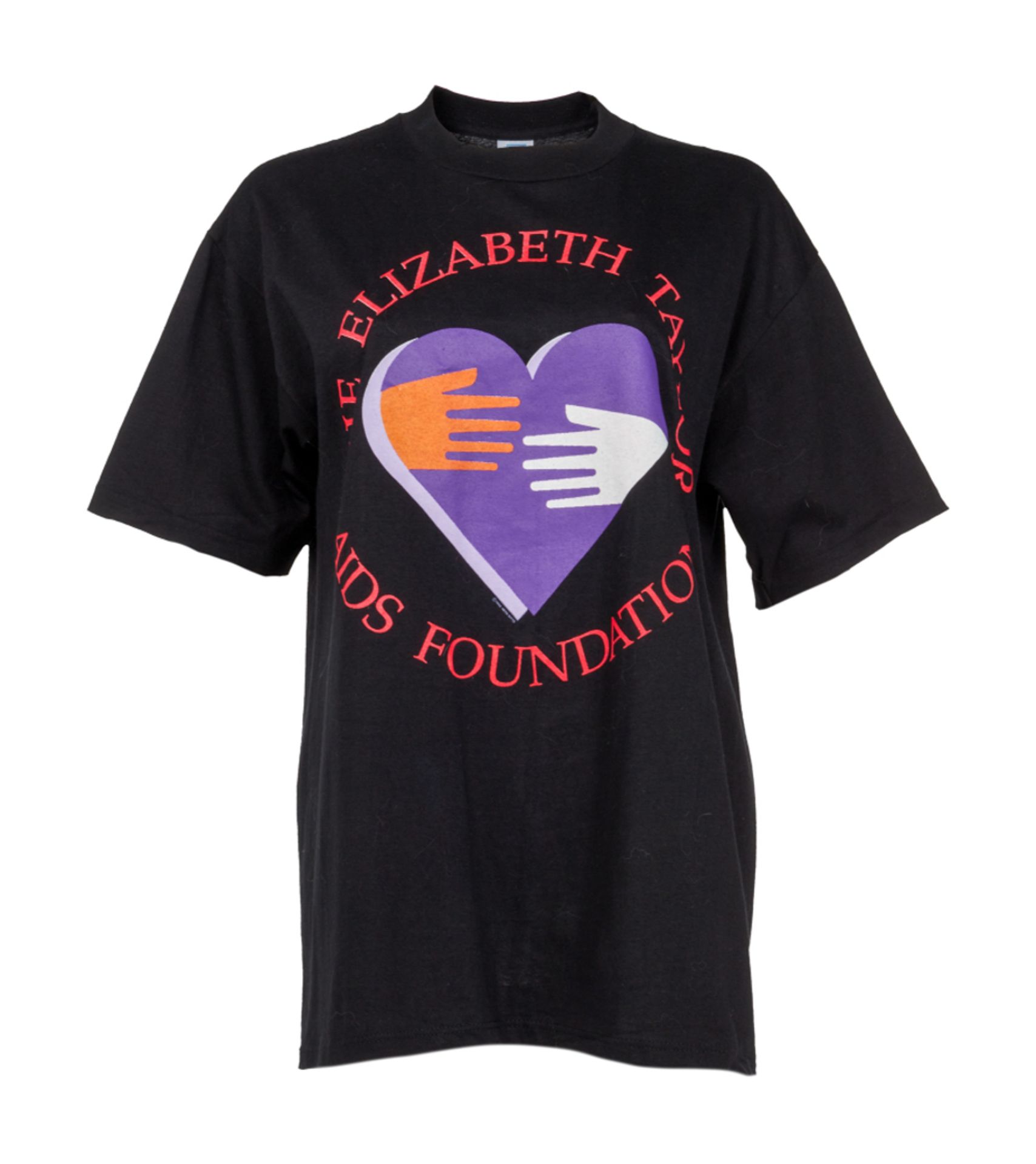 ELIZABETH TAYLOR | PAIR OF THE ELIZABETH TAYLOR AIDS FOUNDATION CONCERT T-SHIRTS - Image 4 of 6