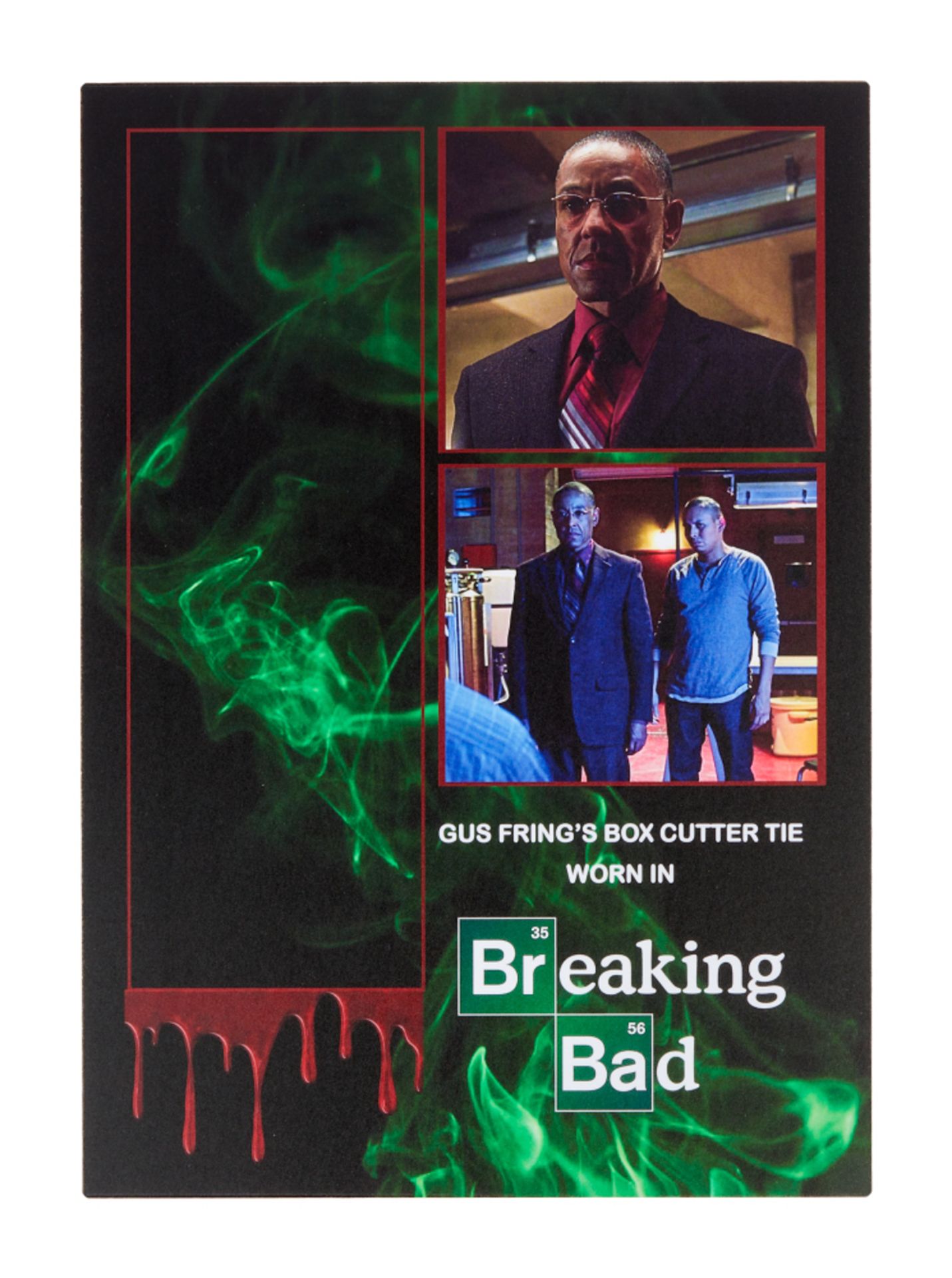 BREAKING BAD | GIANCARLO ESPOSITO "GUS FRING" TIE WITH DISPLAY BOARD - Bild 4 aus 5