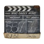 WHO DARES WINS | PRODUCTION-USED CLAPPERBOARD