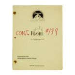 FRASIER | PRODUCTION SCRIPT WITH WARDROBE CONTINUITY PHOTOS (A)